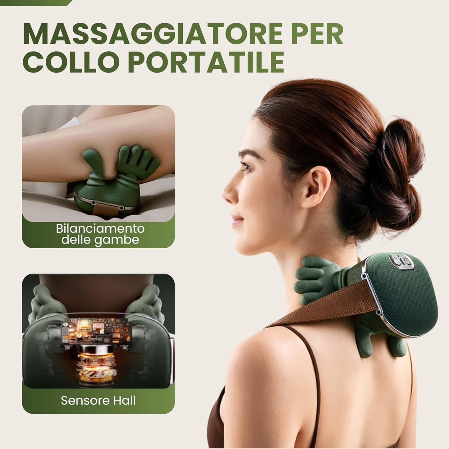 Massaggiatore Collo e parti del corpo Senza Fili